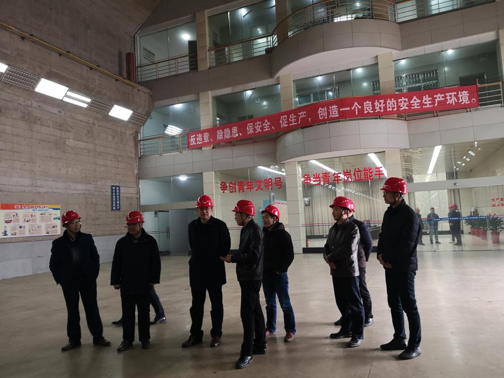 發(fā)展集團總經(jīng)理蘇德輝春節(jié)前調研指導株洲航電分公司安全生產(chǎn)工作